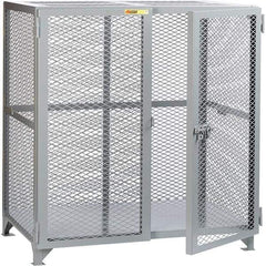 Little Giant - 1 Shelf Storage Cabinet - Steel, 73" Wide x 33" Deep x 52" High - All Tool & Supply