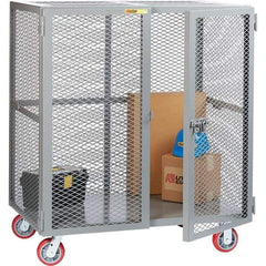 Little Giant - 1 Shelf Mobile Storage Cabinet - Steel, 49" Wide x 33" Deep x 57" High - All Tool & Supply