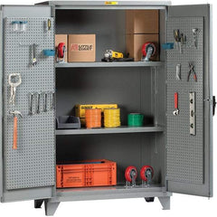 Little Giant - 2 Shelf Storage Cabinet - Steel, 60" Wide x 26" Deep x 78" High - All Tool & Supply