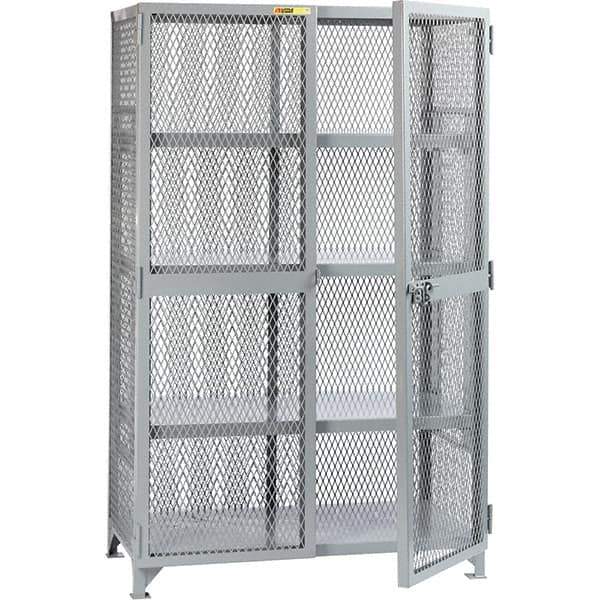 Little Giant - 3 Shelf Storage Cabinet - Steel, 49" Wide x 27" Deep x 78" High - All Tool & Supply