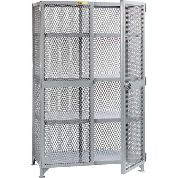 Little Giant - 3 Shelf Storage Cabinet - Steel, 61" Wide x 39" Deep x 78" High - All Tool & Supply