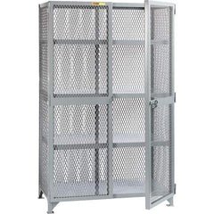 Little Giant - 3 Shelf Storage Cabinet - Steel, 61" Wide x 39" Deep x 78" High - All Tool & Supply