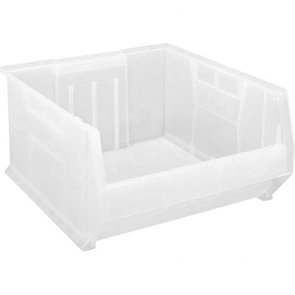 Quantum Storage - 225 Lb Load Capacity Clear Polypropylene Tote Container - Stacking, 12" Long x 22-1/2" Wide x 23.9" High - All Tool & Supply