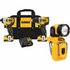 DeWALT - Cordless Tool Combination Kits Voltage: 12 Tools: Brushless Cordless Drill; Impact Driver - All Tool & Supply