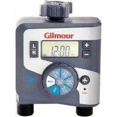 Gilmour - Lawn Sprinkler Timers Type: Auto ON/OFF Dual Outlet Electronic Timer Number of Watering Modes: 1 - All Tool & Supply