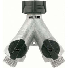 Gilmour - Garden Hose Fittings & Repair Kits Type: Shut-Off Valve Connector Type: Male; Female - All Tool & Supply