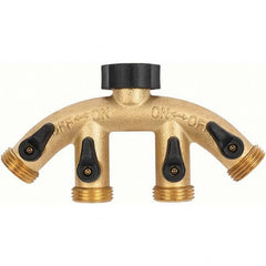 Gilmour - Garden Hose Fittings & Repair Kits Type: Shut-Off Valve Connector Type: Male; Female - All Tool & Supply