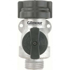 Gilmour - Garden Hose Fittings & Repair Kits Type: Shut-Off Valve Connector Type: Male; Female - All Tool & Supply