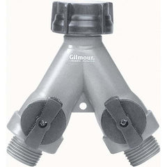 Gilmour - Garden Hose Fittings & Repair Kits Type: Shut-Off Valve Connector Type: Male; Female - All Tool & Supply