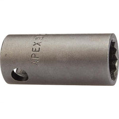 Apex - Impact Sockets Drive Size (Inch): 3/8 Size (mm): 19.0 - All Tool & Supply