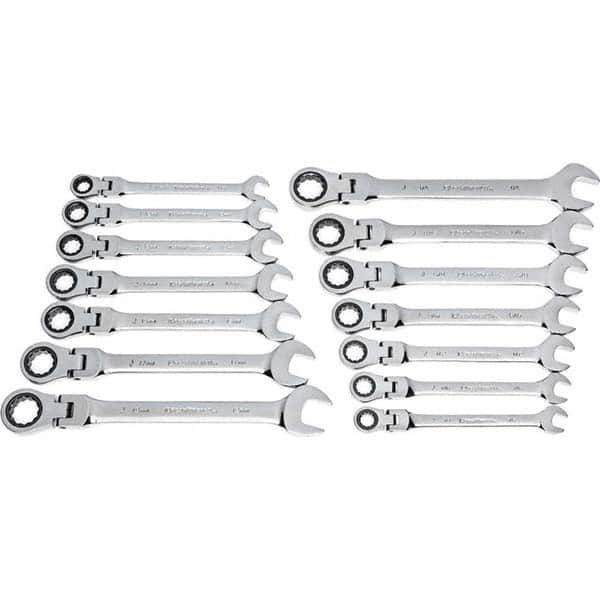 GearWrench - Wrench Sets Tool Type: Combination Wrench System of Measurement: Inch/Metric - All Tool & Supply