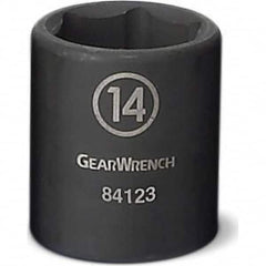 GearWrench - Impact Sockets Drive Size (Inch): 1/4 Size (mm): 11.0 - All Tool & Supply