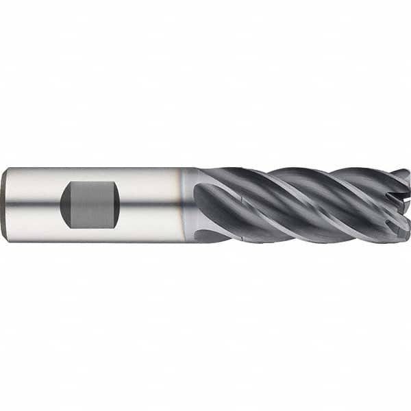 Guhring - 1/4" Diam 5 Flute Solid Carbide 0.02" Corner Radius End Mill - All Tool & Supply