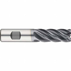 Guhring - 1/2" Diam 5 Flute Solid Carbide 0.12" Corner Radius End Mill - All Tool & Supply