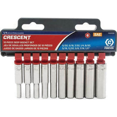 Crescent - Socket Sets Measurement Type: Inch Drive Size: 1/4 - All Tool & Supply