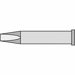 Weller - Soldering Iron Tips; Type: Chisel Tip ; For Use With: WP120; WXP120 - Exact Industrial Supply