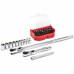 GearWrench - Screwdriver Bit Sets Type: Bit & Socket Set Drive Size: 1/4 (Inch) - All Tool & Supply