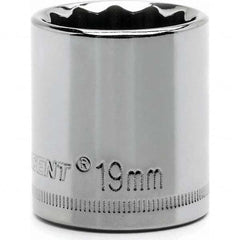 Crescent - Hand Sockets Drive Size (Inch): 3/8 Size (mm): 9.0 - All Tool & Supply