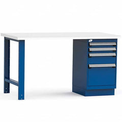 Rousseau Metal - Stationary Work Benches, Tables Type: Work Bench Top Material: Laminated Plastic - All Tool & Supply