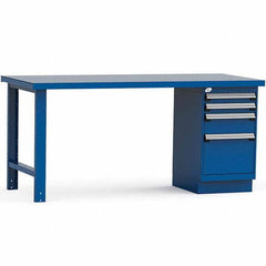 Rousseau Metal - Stationary Work Benches, Tables Type: Work Bench Top Material: Painted Steel - All Tool & Supply