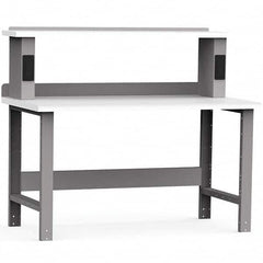 Rousseau Metal - Stationary Work Benches, Tables Type: Work Bench Top Material: Laminated Plastic - All Tool & Supply