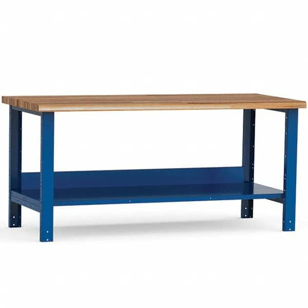 Rousseau Metal - Stationary Work Benches, Tables Type: Work Bench Top Material: Laminated Wood - All Tool & Supply