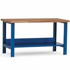 Rousseau Metal - Stationary Work Benches, Tables Type: Work Bench Top Material: Laminated Wood - All Tool & Supply