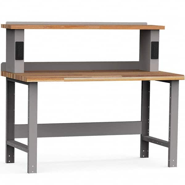 Rousseau Metal - Stationary Work Benches, Tables Type: Work Bench Top Material: Laminated Wood - All Tool & Supply