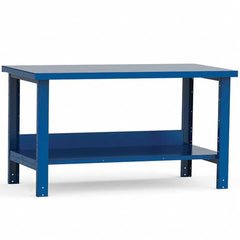 Rousseau Metal - Stationary Work Benches, Tables Type: Work Bench Top Material: Painted Steel - All Tool & Supply