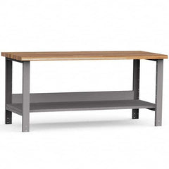 Rousseau Metal - Stationary Work Benches, Tables Type: Work Bench Top Material: Laminated Wood - All Tool & Supply