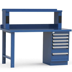 Rousseau Metal - Stationary Work Benches, Tables Type: Work Bench Top Material: Painted Steel - All Tool & Supply