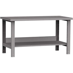 Rousseau Metal - Stationary Work Benches, Tables Type: Work Bench Top Material: Painted Steel - All Tool & Supply