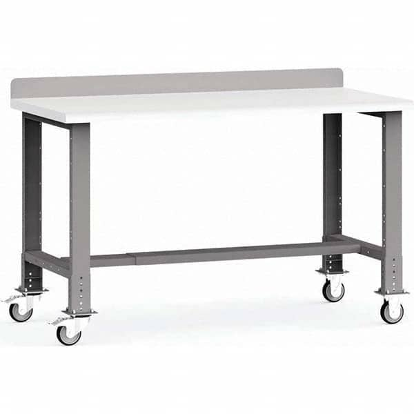 Rousseau Metal - Stationary Work Benches, Tables Type: Work Bench Top Material: Laminated Plastic - All Tool & Supply