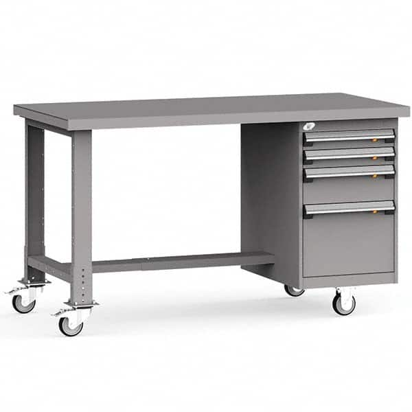 Rousseau Metal - Mobile Work Benches Type: Mobile Workbench Length: 60 (Inch) - All Tool & Supply