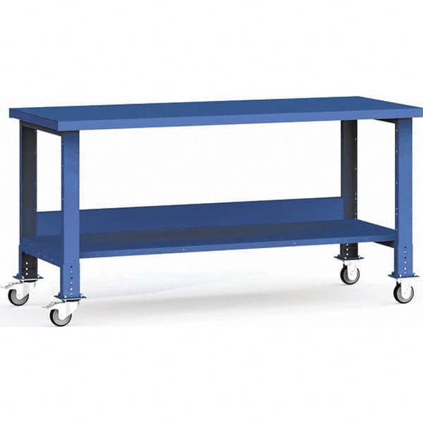 Rousseau Metal - Mobile Work Benches Type: Mobile Workbench Length: 72 (Inch) - All Tool & Supply