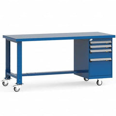 Rousseau Metal - Mobile Work Benches Type: Mobile Workbench Length: 72 (Inch) - All Tool & Supply