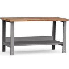 Rousseau Metal - Stationary Work Benches, Tables Type: Work Bench Top Material: Laminated Wood - All Tool & Supply