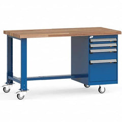 Rousseau Metal - Mobile Work Benches Type: Mobile Workbench Length: 60 (Inch) - All Tool & Supply