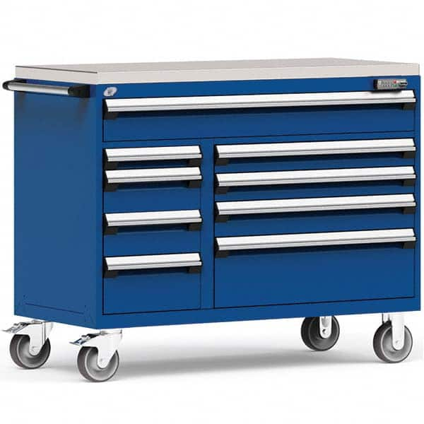 Rousseau Metal - Tool Roller Cabinets Drawers Range: 5 - 10 Drawers Width Range: 48" and Wider - All Tool & Supply