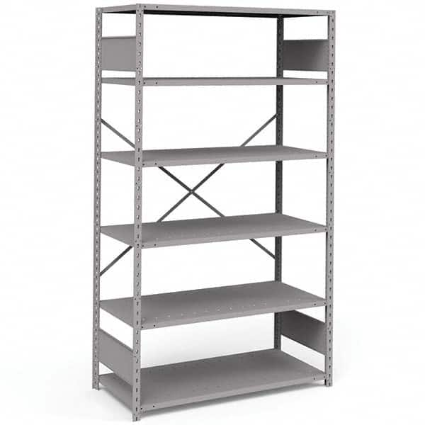 Rousseau Metal - Steel Shelving Type: Shelving Starter or Add-On: Starter - All Tool & Supply