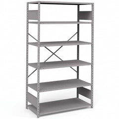 Rousseau Metal - Steel Shelving Type: Shelving Starter or Add-On: Starter - All Tool & Supply