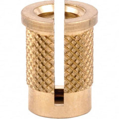 E-Z LOK - Press Fit Threaded Inserts Type: Flanged For Material Type: Plastic - All Tool & Supply