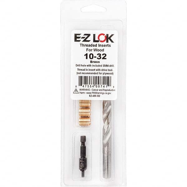 E-Z LOK - Thread Repair Kits Insert Thread Size (Inch): #10-32 Includes Drill: Yes - All Tool & Supply