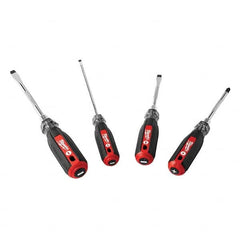 Milwaukee Tool - Screwdriver Sets Screwdriver Types Included: Phillips; Slotted Number of Pieces: 4 - All Tool & Supply