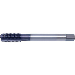 Cleveland - M3.5x0.6 Metric Class 6H 3-Flute Black Oxide Finish HSS-E Spiral Point Tap - Exact Industrial Supply