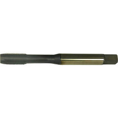 Cleveland - #12-24 UNC Class 2B 3-Flute TiAlN Finish HSS-E Spiral Point Tap - Exact Industrial Supply