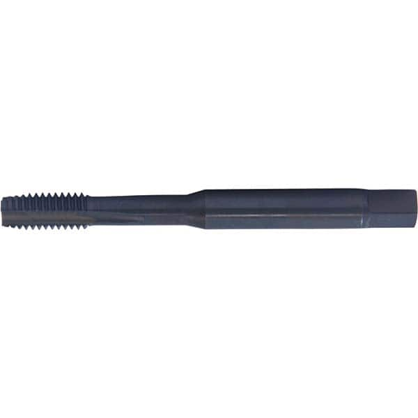 Cleveland - M8x1.0 Metric Fine Class 6H 3-Flute Black Oxide Finish HSS-E Spiral Point Tap - Exact Industrial Supply