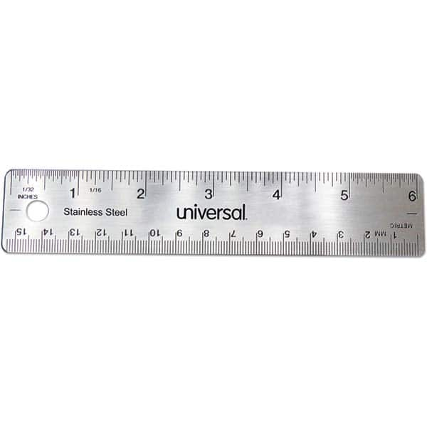 UNIVERSAL - Steel Rules Length (Inch): 6" Material: Stainless Steel - All Tool & Supply