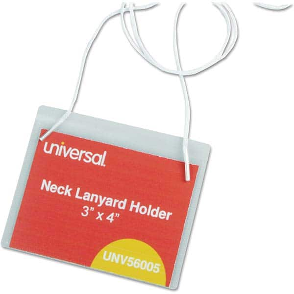 UNIVERSAL - Badge Holders Attachment Type: Hanging Horizontal or Vertical Holder: Horizontal - All Tool & Supply