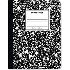 UNIVERSAL - Note Pads, Writing Pads & Notebooks Writing Pads & Notebook Type: Composition Book Size: 9-3/4 x 7-1/2 - All Tool & Supply